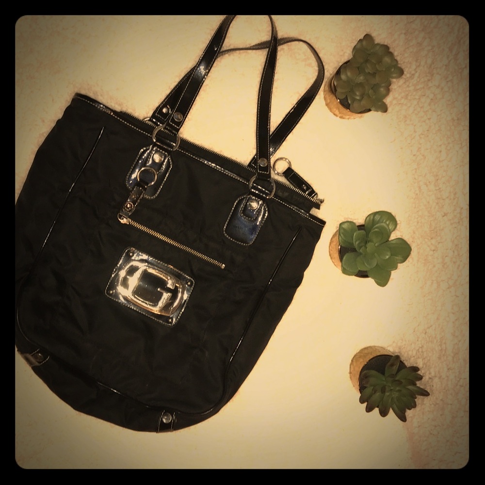 Black Guess Tote Bag